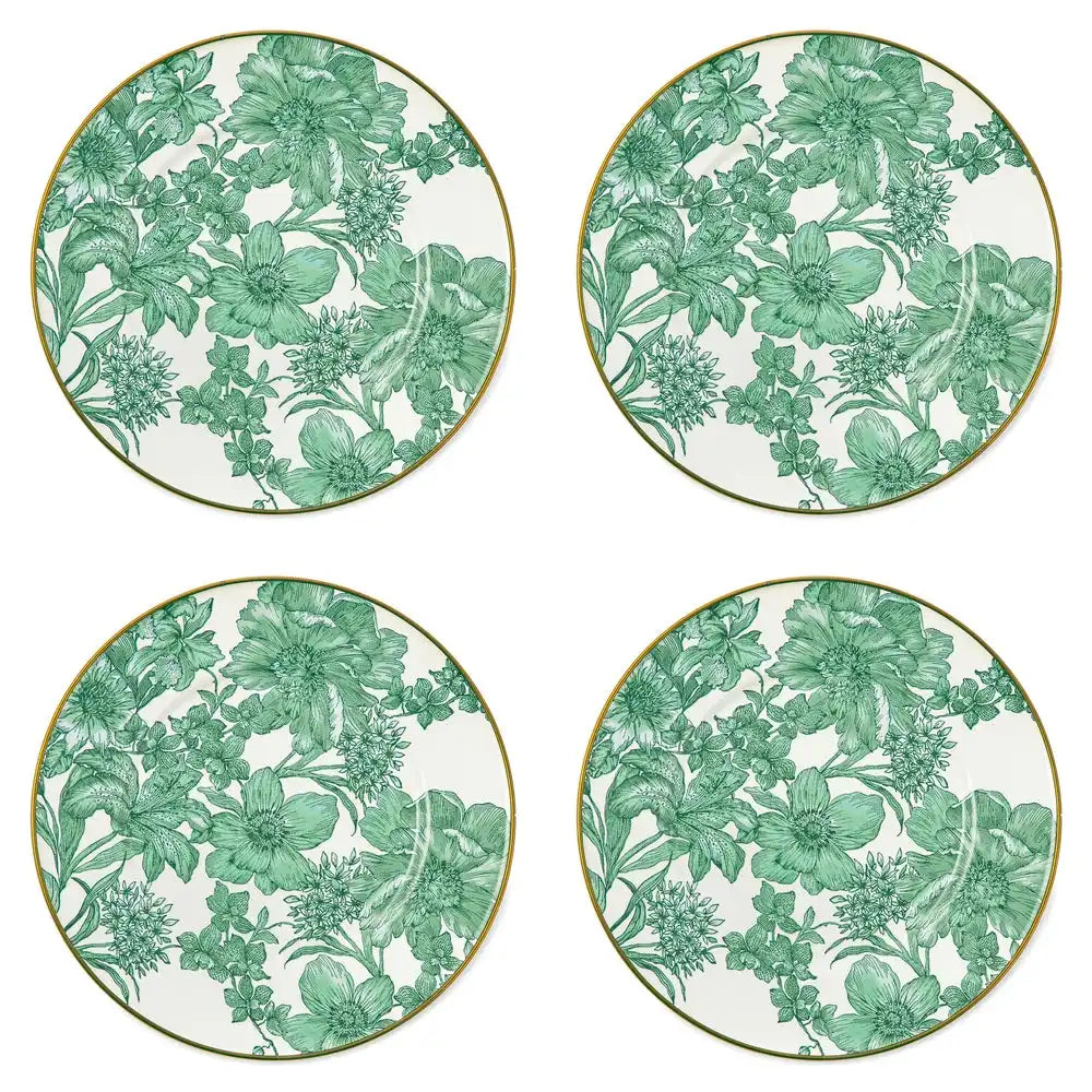 Royal English Garden Chargers, Set of 4