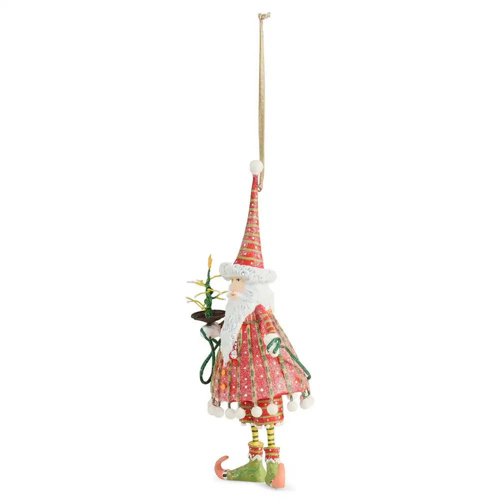 Patience Brewster Dash Away Dashing Santa Ornament