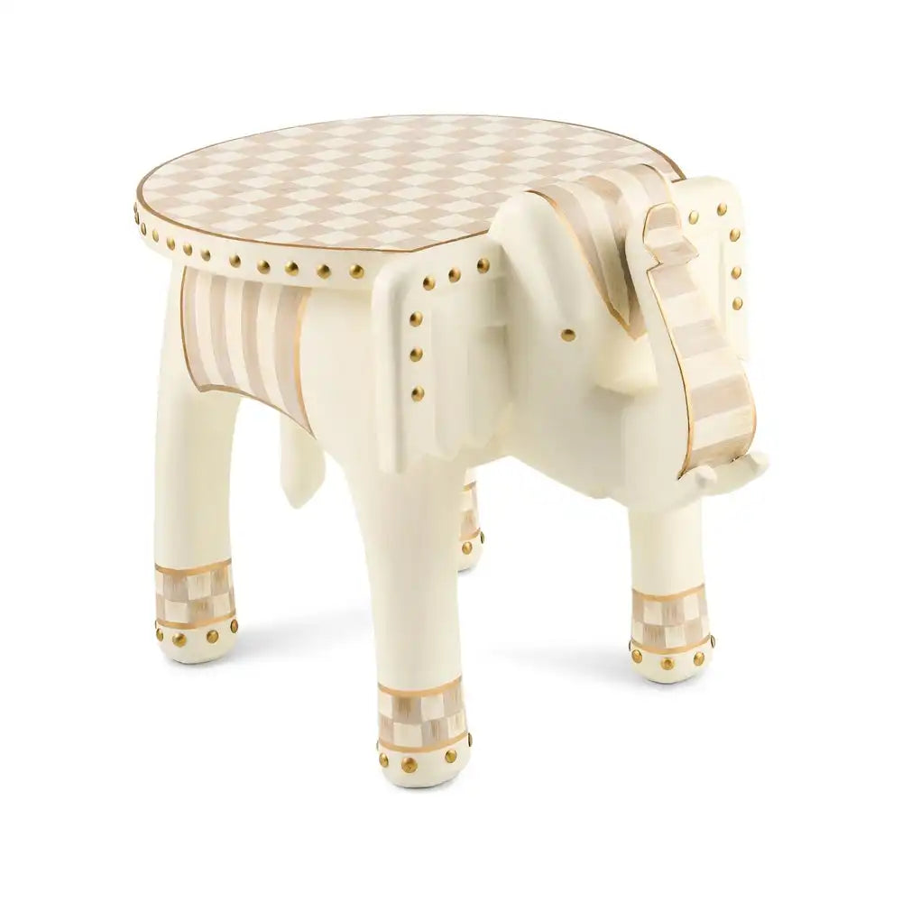 Mocha Elephant Accent Table
