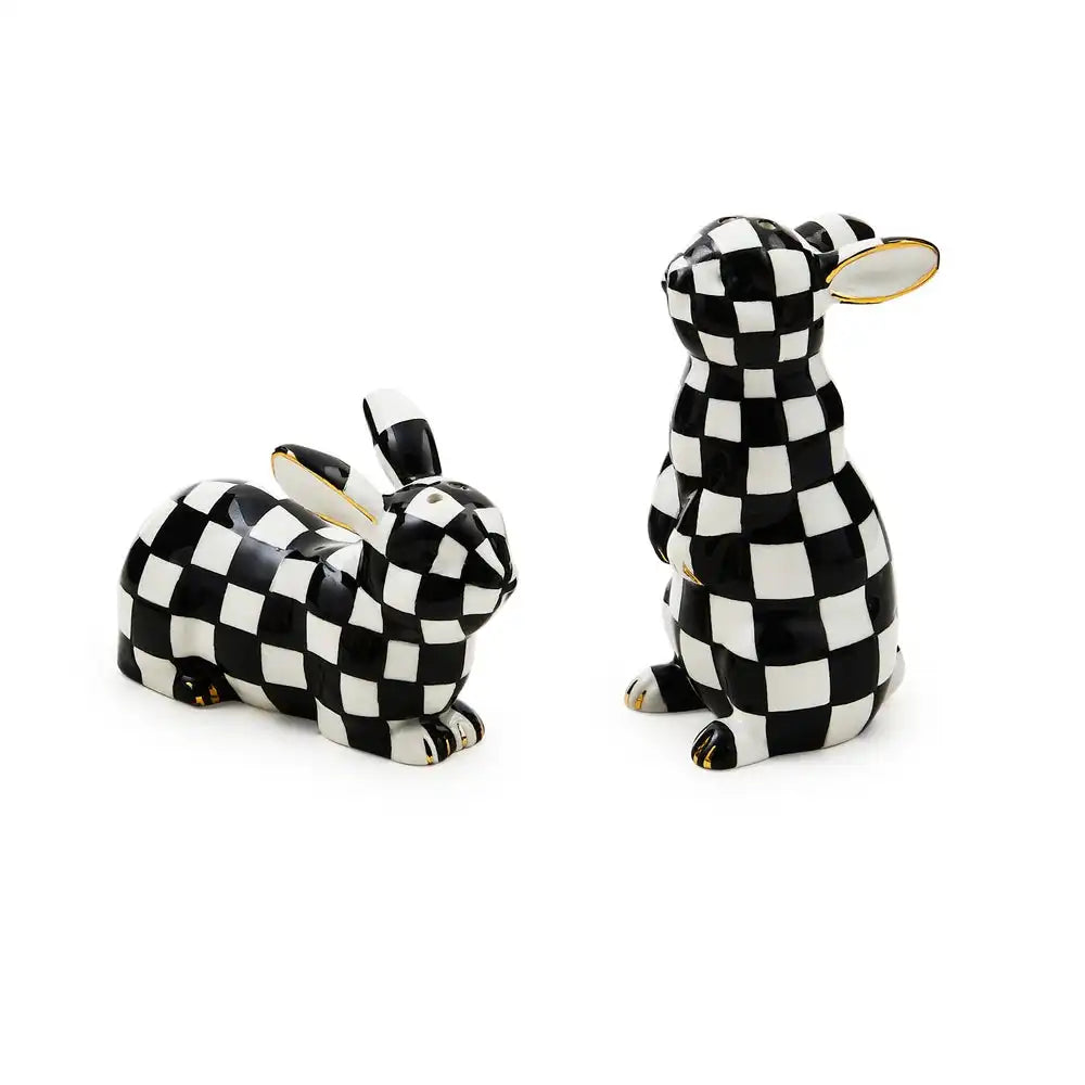Courtly Bunny Salt & Pepper Set
