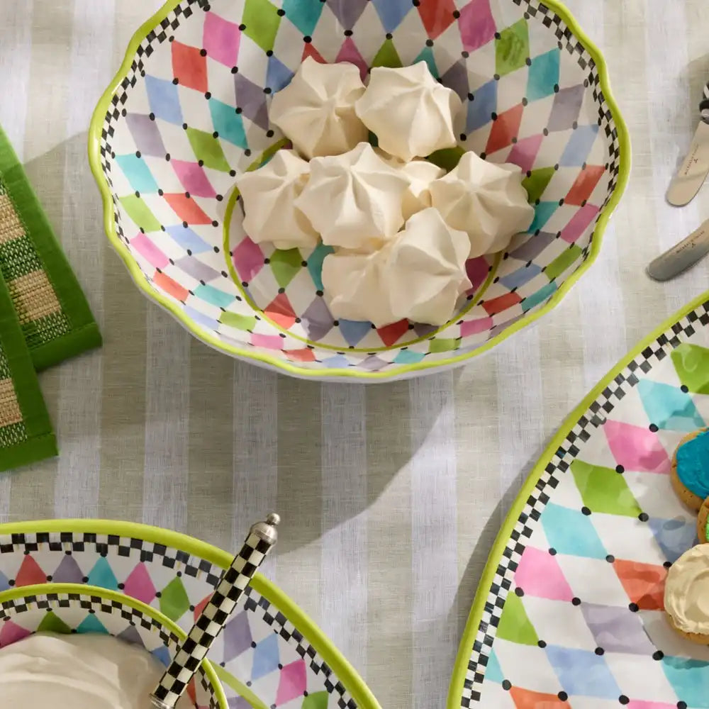 Palm Springs Melamine Serving Bowl