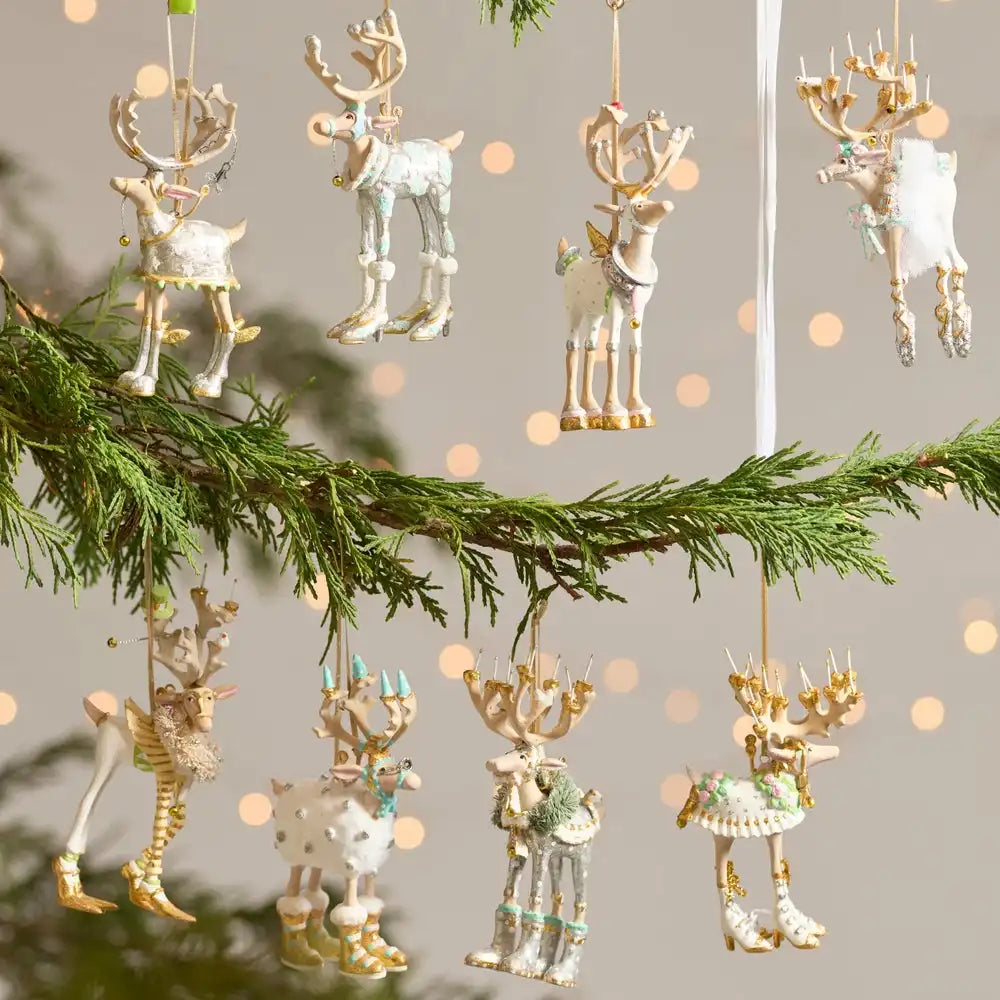 Patience Brewster Moonbeam Reindeer Mini Ornaments Set