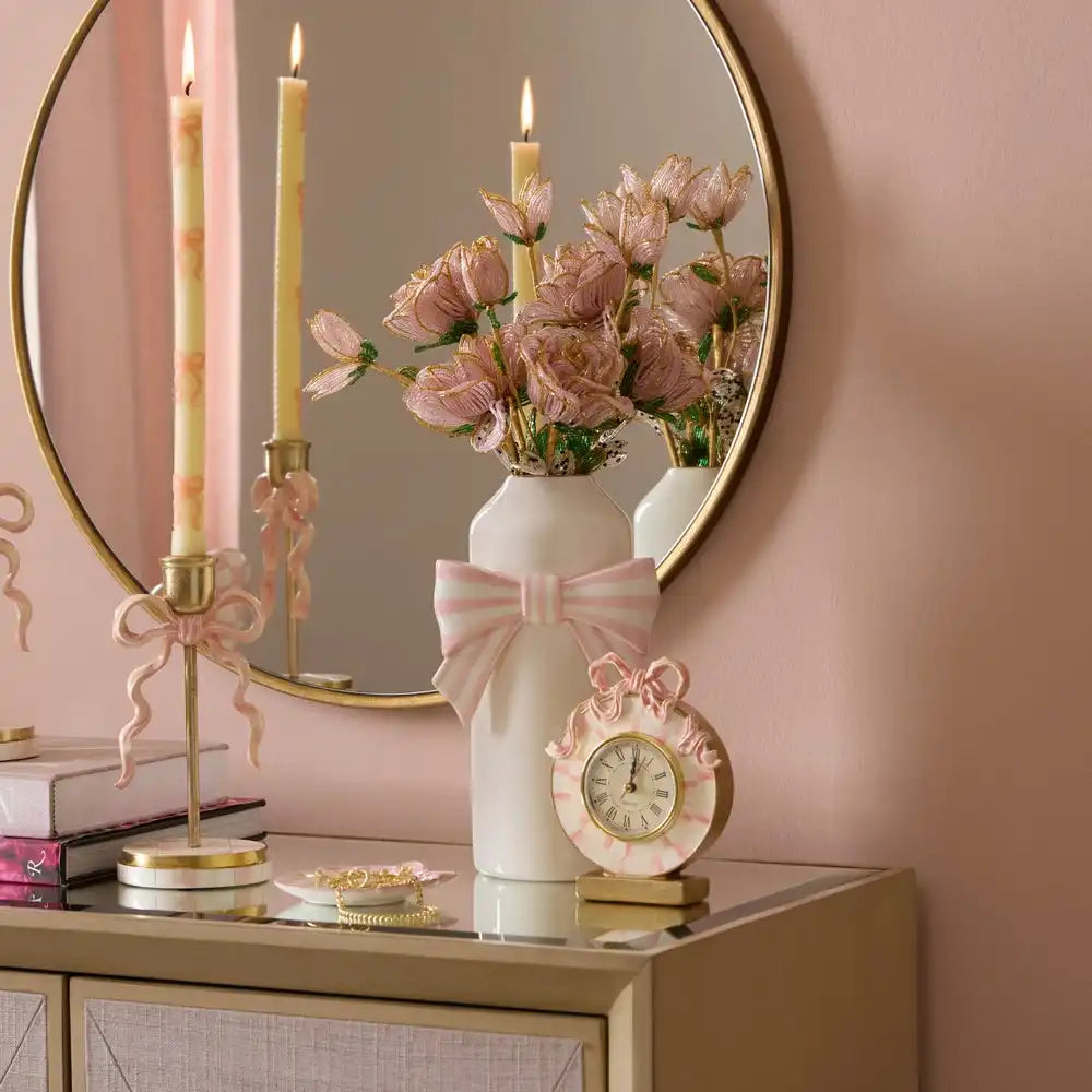 Rosy Bow Vase