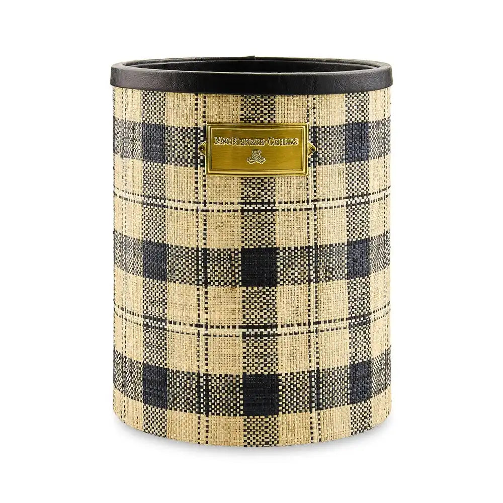 Mad for Plaid Waste Bin