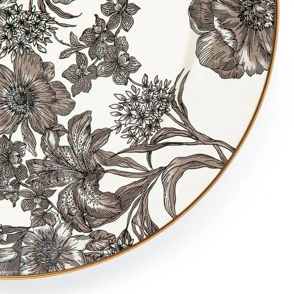 Sterling English Garden Enamel Salad/Dessert Plate