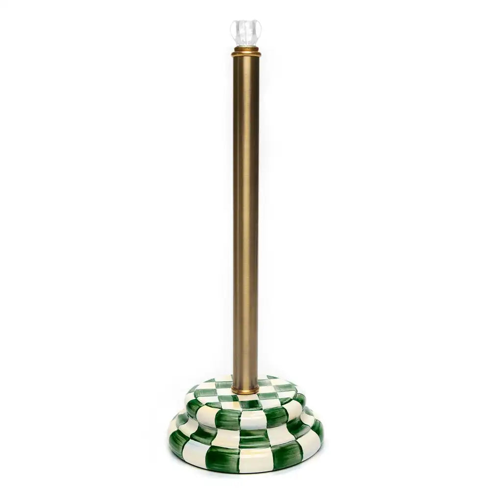 Emerald Check Standard Tissue Box Cover